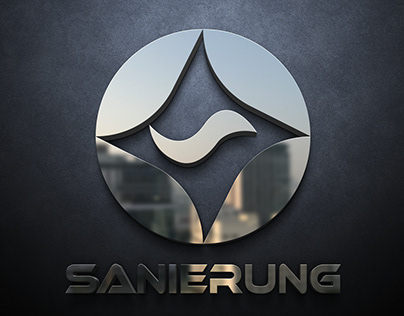 SANIERUNG -Electrical Vehicle Logo Design