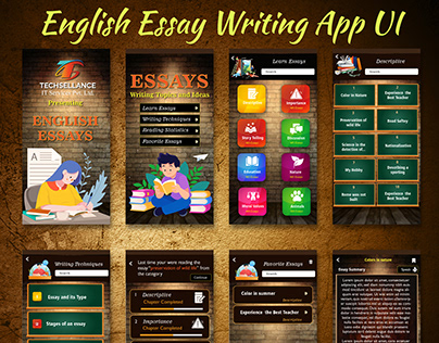 Essays in English App Complete UI