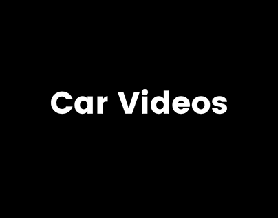 Cars Video Production