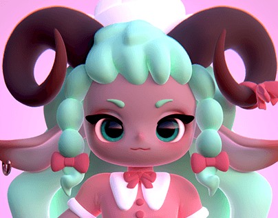 3D Art - chibi dolly 01