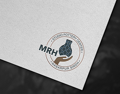 MRH (Studio pottery center) Nasarpur Sindh Logo Design