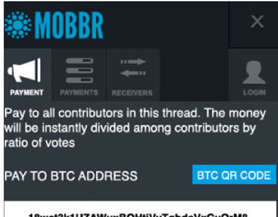 MOBBR CHROME EXTENSION USER INTERFACE