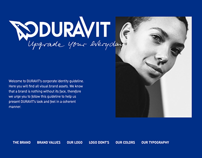 DURAVIT Corporate Identity One Pager.