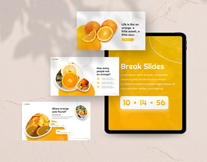 Orangely Fruit Presentation Template