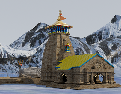 Kedarnath temple 3D Model