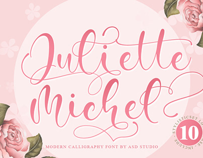 Juliette Michel - Modern Calligraphy Font
