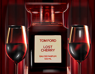 Tom Ford Lost Cherry Perfume Advertising Poster