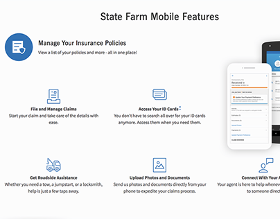 State Farm Mobile Features
