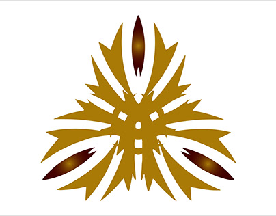 Tribal Logo Gold