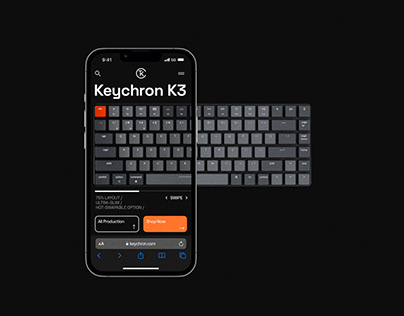 Keychron Website /UI-UX Concept