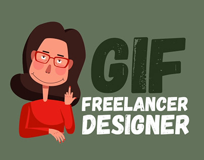 Designer freelancer GIF