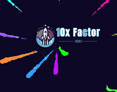10X Factor SEO Creative Logo Design