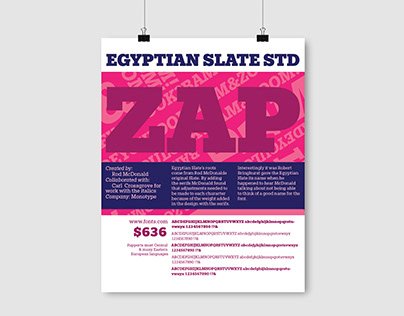 Egyptian Slate Poster Mock-Up