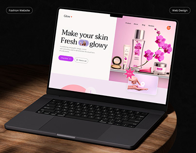Beauty Product Landing Page Design