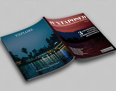 Travel Magazine Design- Juxtaposed