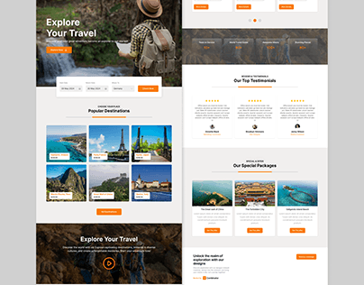 Project thumbnail - Landing page for GOexplore