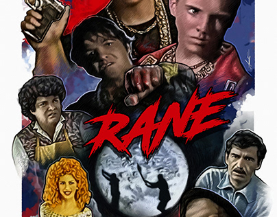 RANE (1998) illustrated movie poster