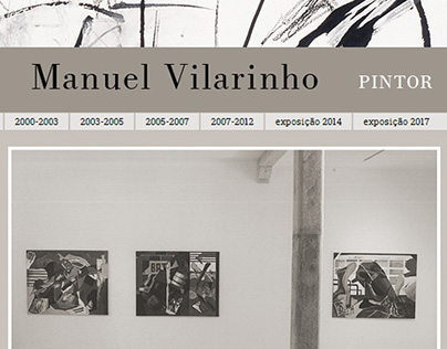 Website Pintor Manuel Vilarinho