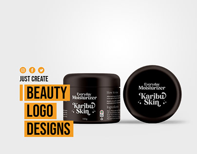 Karibu Skin Logo and Cosmetic Products