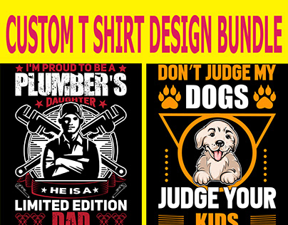 Custom T Shirt Design Bundle