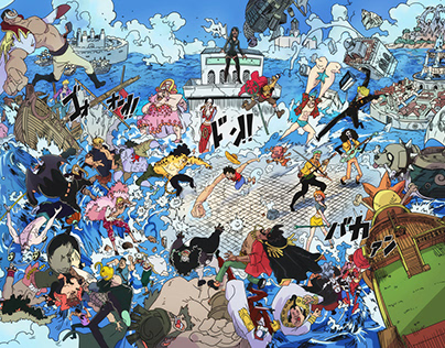 One Piece hommage illustration