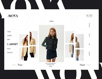 Prototype - Fullscreen Design - Online Fashion Shop