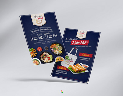 Leaflet Restaurant Menu Design