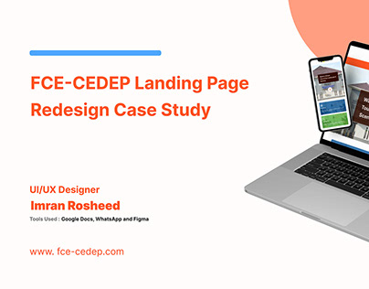 FCE-CEDEP landing page redesign