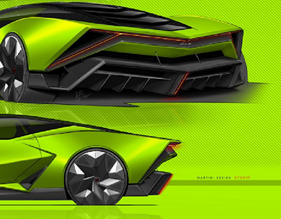 Lamborghini sketch MDS