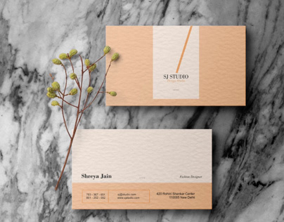 Visiting card, letterhead and flyer