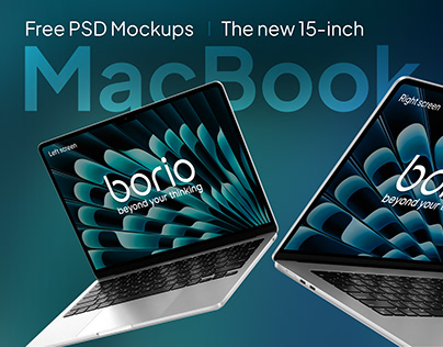 Free PSD Mockups | The new 15-inch MacBook Air