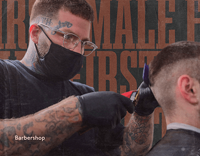 The first male | Barbershop Redesign Concept