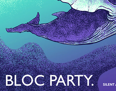Bloc Party gig poster