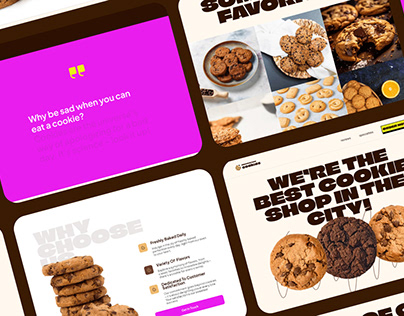 Project thumbnail - Cookie Website Design | Figma, & Framer Website