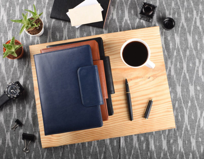 Leather Notebooks: Product Shoot