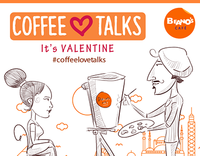 Beano's Cafe GIFs "Coffee Love Talks"