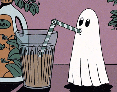 A drink for a ghost