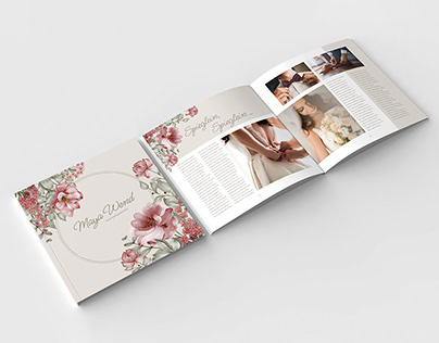 Freies Projekt | Broschüre Hochzeitsplanerin