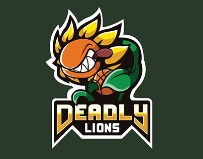 Deadly Lions - Sports Logo