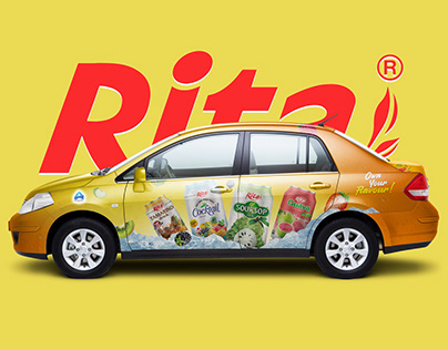 Rita Drinks Car Branding