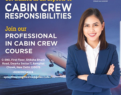 Get amazing air hostess course in Dwarka