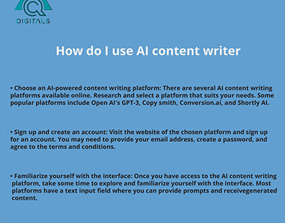 HOW DO I USE AI CONTENT WRITER