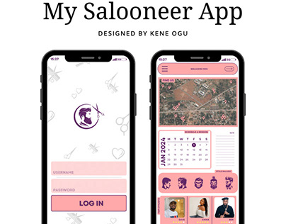 ‘My Salooneer’ App Front-end UI Design