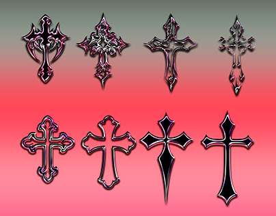 FREE GOTHIC CROSSES PACK
