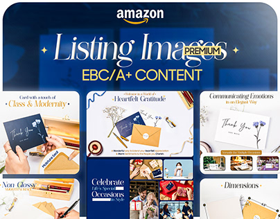 Amazon Listing Images A+ Content | EBC | Thankyou Cards