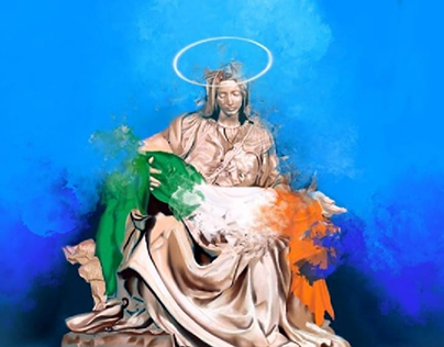 "The Irish Pietá"- Artist Mikél Mato (March 2020)