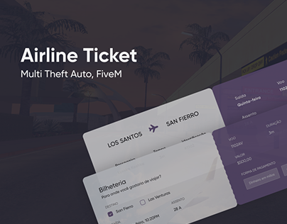 Airline Ticket — MTA, FiveM, GTA V, RageMP