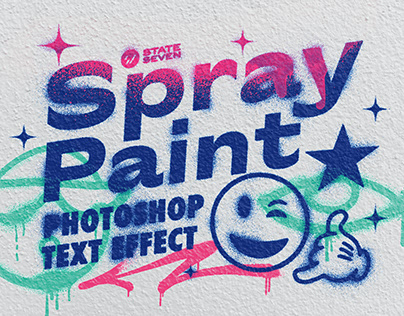 Spray Paint | Photoshop Template