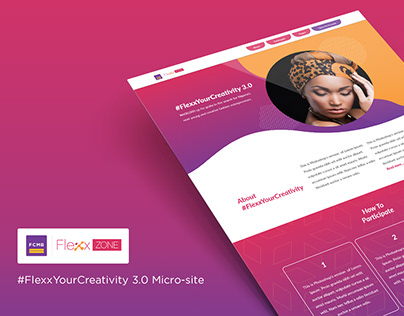 FCMBs FlexxYourCreativity Contest UI Design