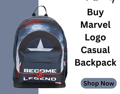 Buy Marvel Logo Casual Backpack